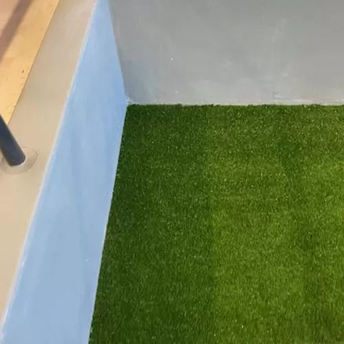 Fit Turf Indoor Artificial Turf 5mm Padded Green install 3