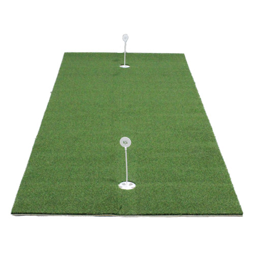 Golf putting green turf for virtual golf lessons online