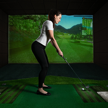 protect a golf simulator ceiling