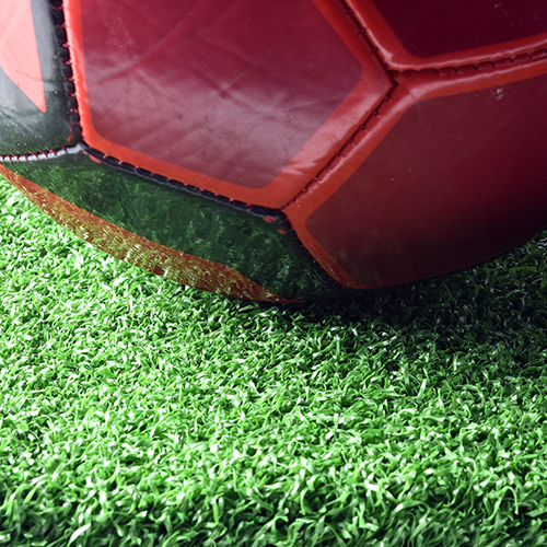 Greatmats Gym Turf Value 3/4 Inch x 15 Ft. Wide - Green Soccer ball