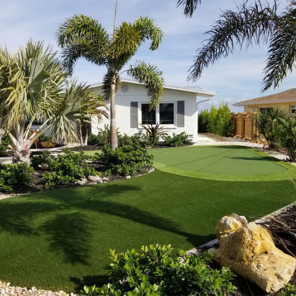 Artificial Grass Turf Ultimate Flex 1 Inch x 15 Ft. Wide per SF backyard