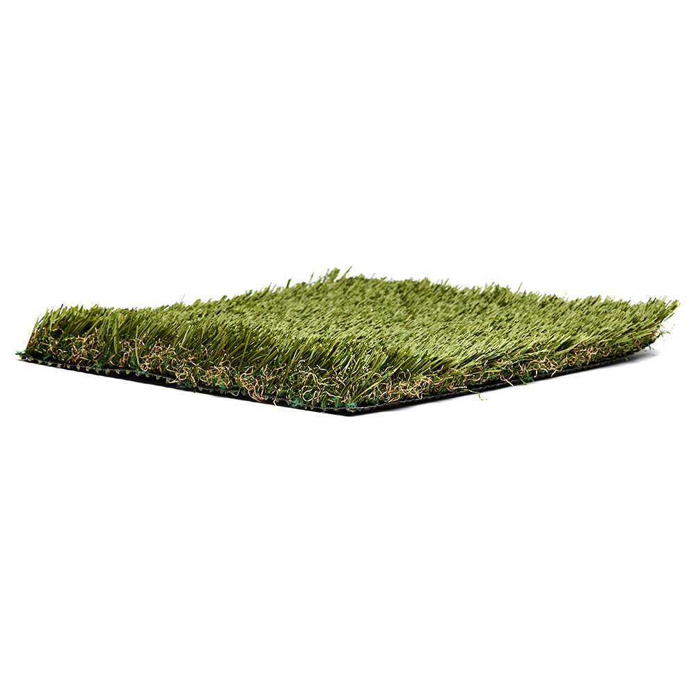 Side corner angle view ZeroLawn Classic Artificial Grass Turf 1-1/2 Inch x 15 Ft. Wide per SF