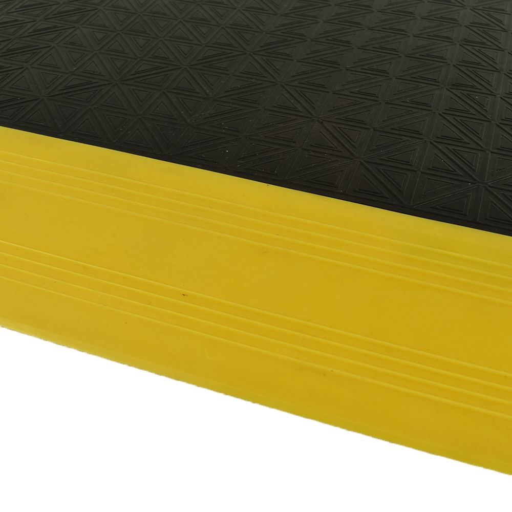 Close up of the Perforated-Solid Surface Border Colors and tile