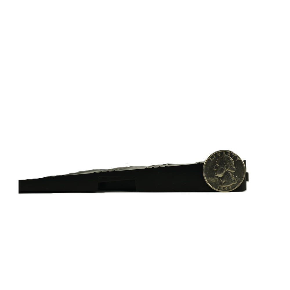 Thickness of the Corner Wide Black compared to a quarter 