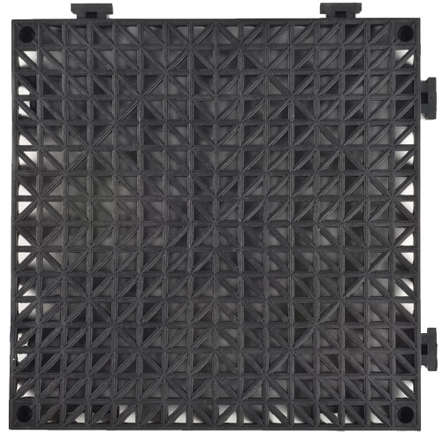 Perforated Tile - Heavy Duty - 3/4 Inch Black