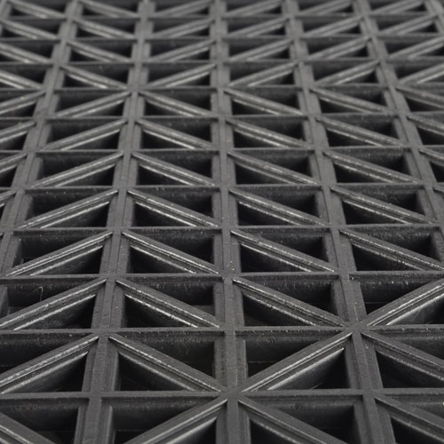 Perforated Tile - Heavy Duty - 3/4 Inch Black surface