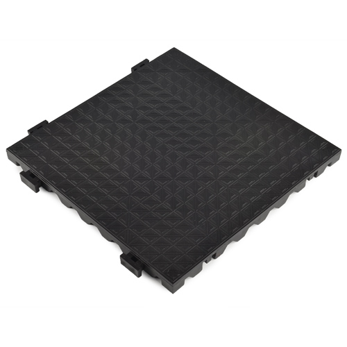 Solid Super Soft Tile - 3/4 Inch Black triangle main full