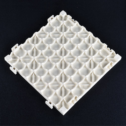 Durable White Plastic Flooring Tiles