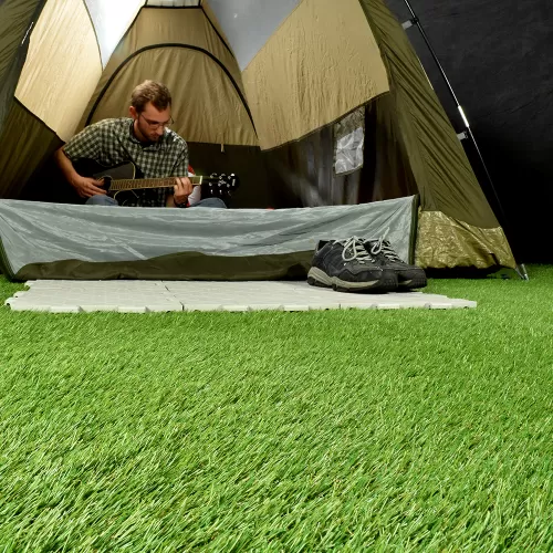 Go Mat Artificial Grass Mat 5x8 Ft. for camping