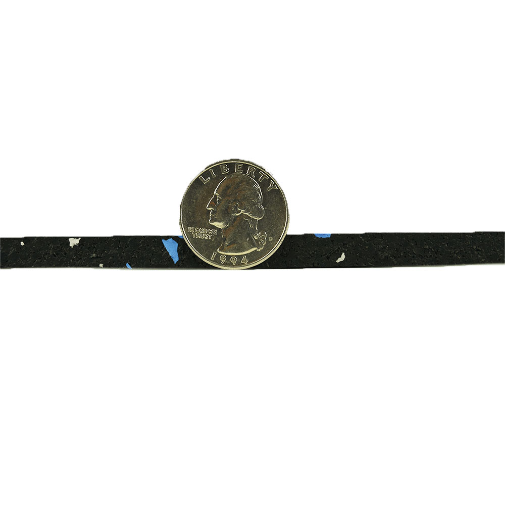 Survivor Rubber Tile Interlocking Biggie Smallz 20% Color 3/8 Inch x 2x2 Ft. coin view thickness