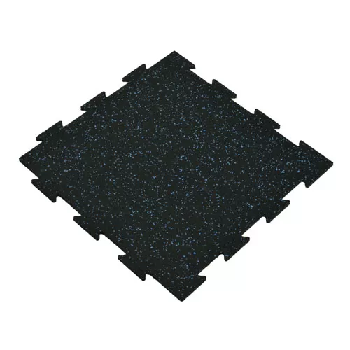 Rubber Tile Interlocking 2x2 Ft 3/8 Inch 10% Color Stocked Pacific full angle.