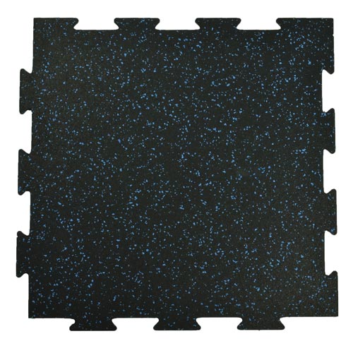 Rubber Tile Interlocking 2x2 Ft 3/8 Inch 10% Color Stocked Pacific full tile