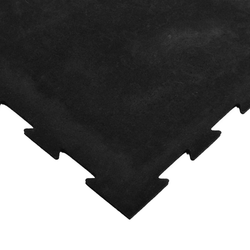 Rubber Tile Interlocking 2x2 Ft 8 mm Black corner2.