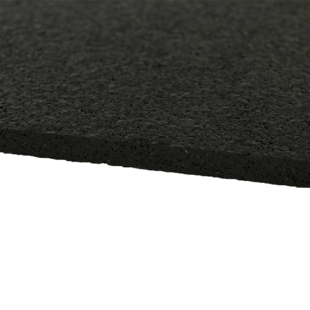 Straight Edge Rubber Tile Black 1/4 Inch x 2x2 Ft. Pacific edge of tile