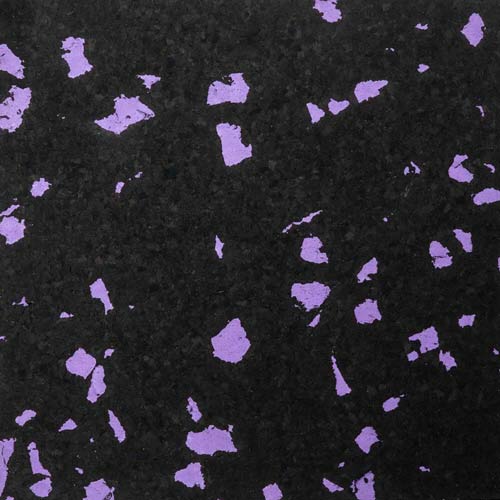 Survivor Rubber Tile Interlocking 2x2 Ft x 1/4 Inch Big Chip 20% Color purple full.