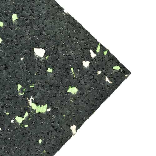 Rolled Rubber Pacific 1/4 Inch 10% Color CrossTrain Per SF Greenwhite