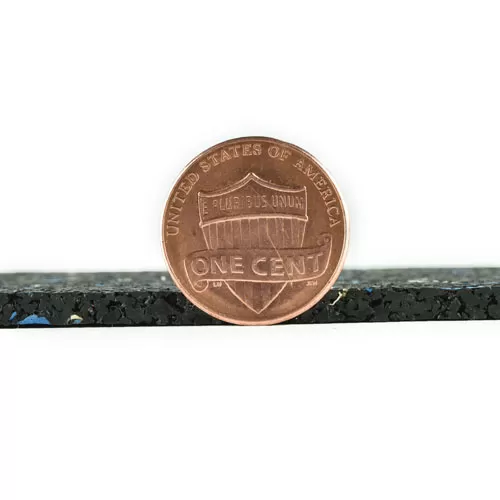 Rolled Rubber 1/8 Inch 20% Color Pacific Thickness with Coin 