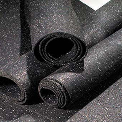 Rolled Rubber Pacific 8 mm 10% Color CrossTrain Per SF Black.