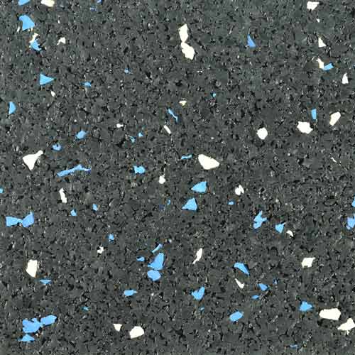 Low VOC 8mm Rubber Flooring Rolls with Color Specs