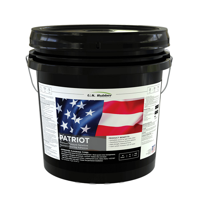 Patriot Pacific Premium Pressure Sensitive Resilient Flooring Adhesive 4 gallons