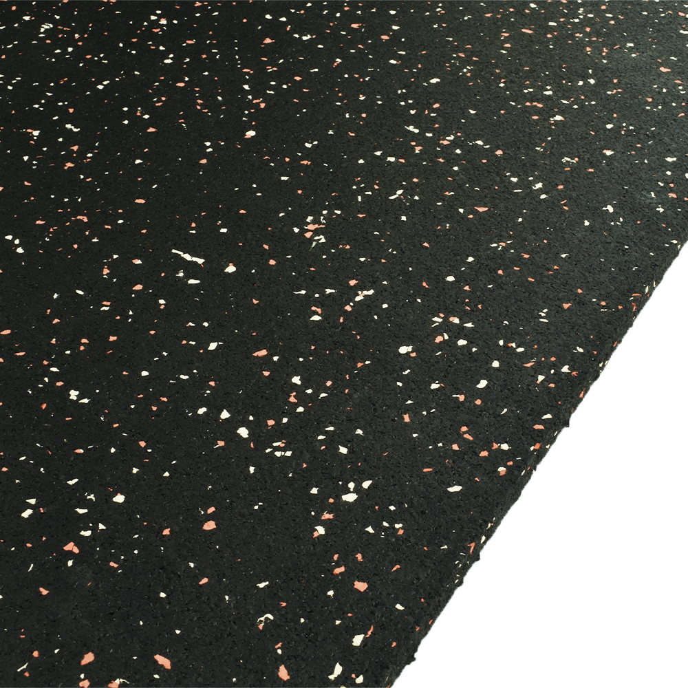 Straight Edge Tile 10% Color CrossTrain 1/2 Inch x 2x2 Ft. brick beige edge view