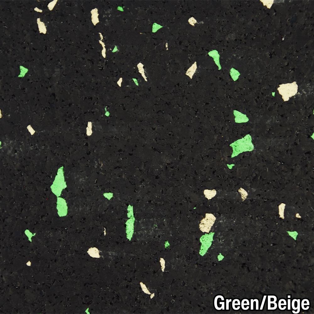 Green Beige Rolled Rubber Pacific 8 mm 10% Color CrossTrain closeup