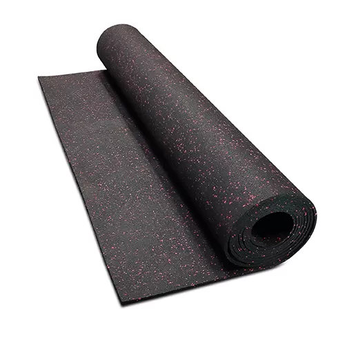 1/4 Inch Thick Rolled Rubber with 10% red color fleck