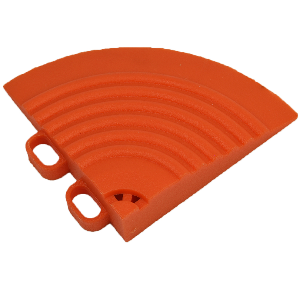 VersaCourt Active Outdoor Court Corner Reducer 5/8 Inch x 2.5x2.5 Inches orange