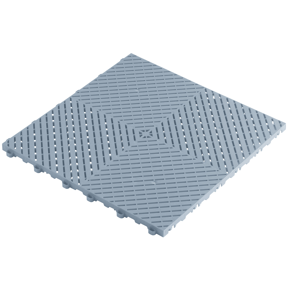 VersaCourt Active Outdoor Court Tile 5/8 Inch 15.75x15.75 Inches full titanium tile
