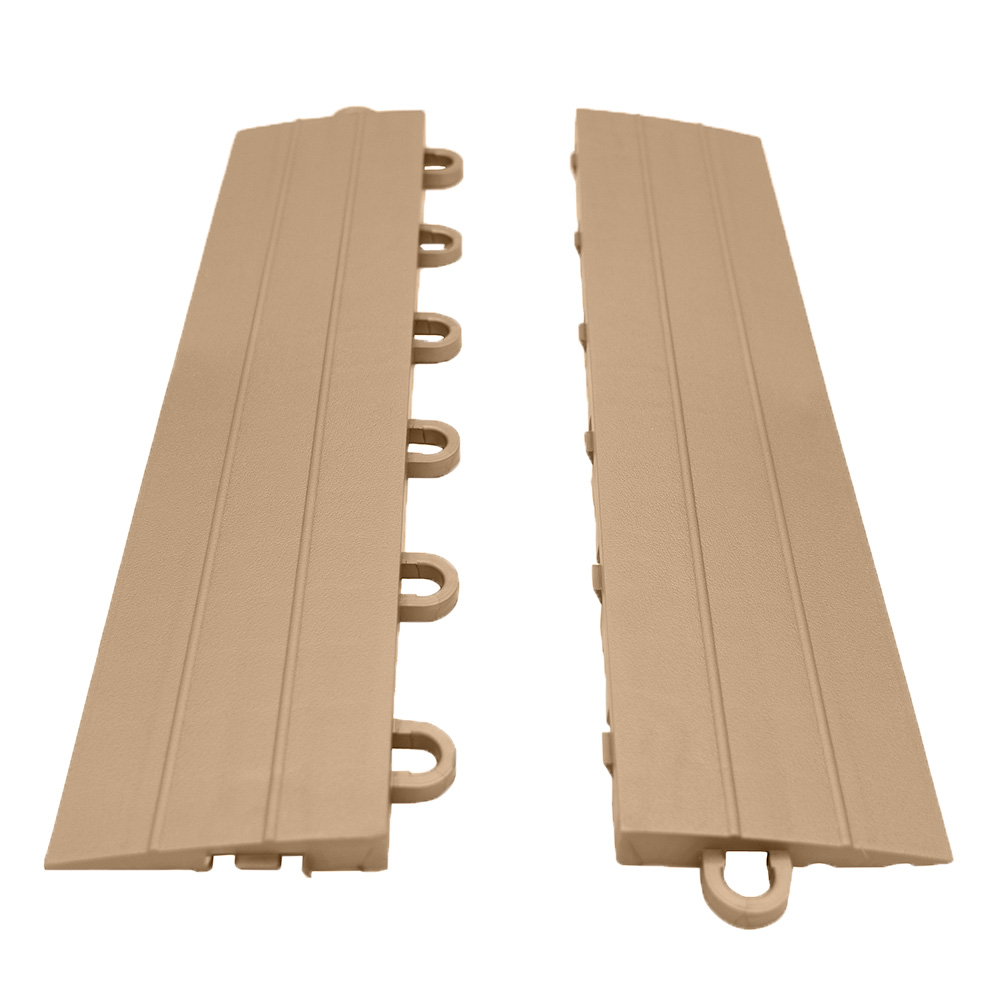 versacourt boast outdoor court edge reducers in sand color