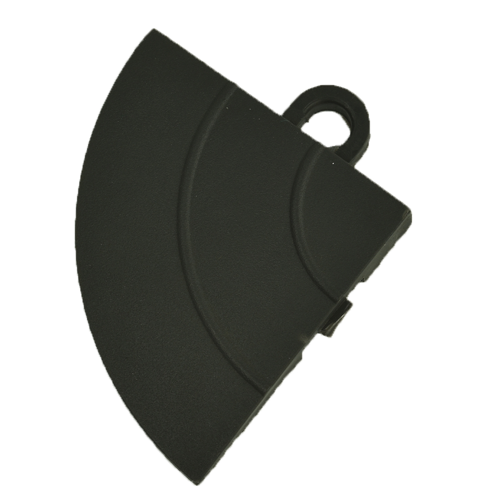 VersaCourt Boost Outdoor Court Corner Reducer 1/2 Inch x 2.5x2.5 Inches in black