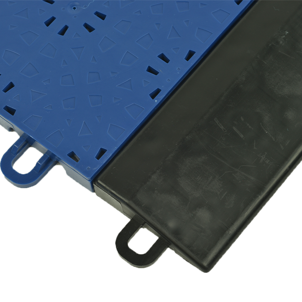 VersaCourt Compete Indoor Court Edge Reducer 1/2 Inch x 10 Inches Pack of 10 female reducer attached to tile
