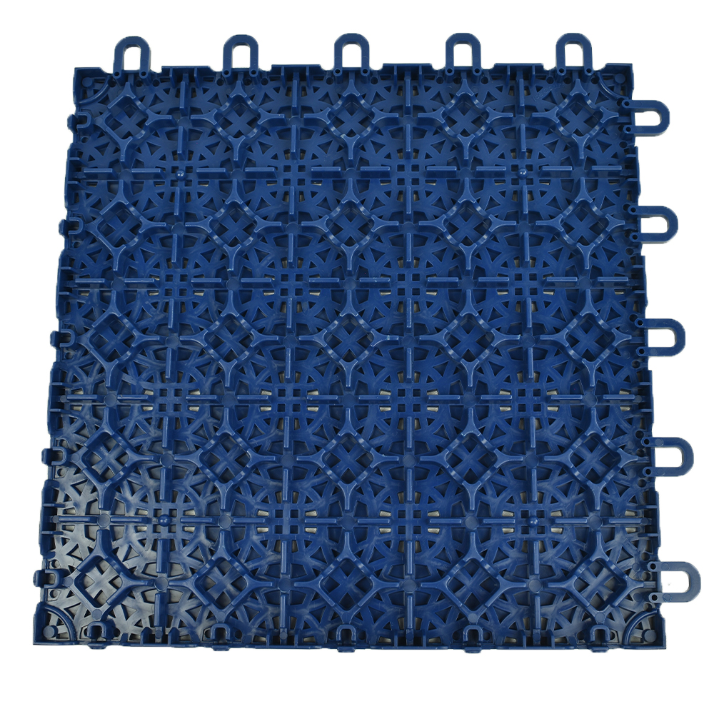 VersaCourt Compete Indoor Court Tile 1/2 Inch x 10x10 Inches bottom of tile