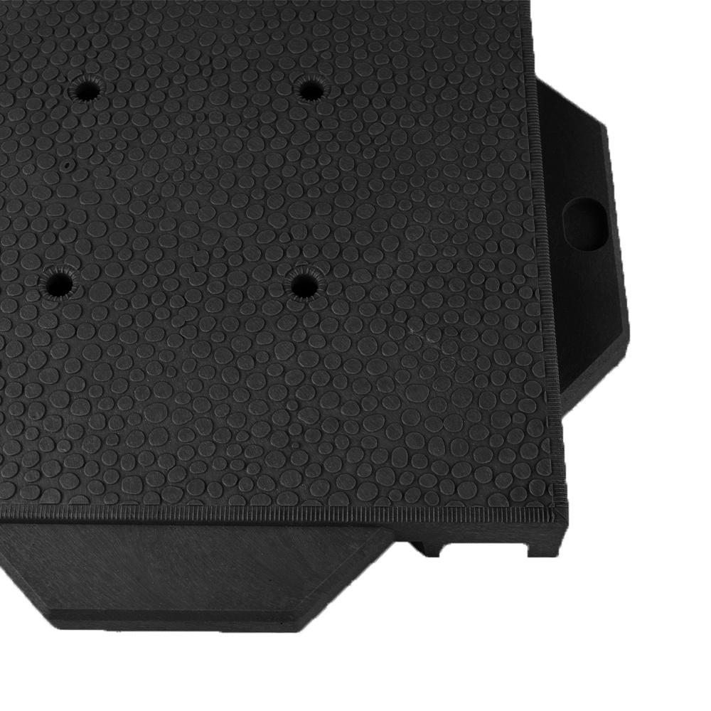 Black VersaCourt Outdoor Court Foundation Panel 1.25 Inch 30x30 Inches edges