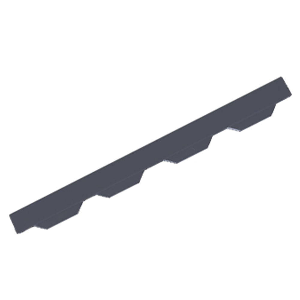 VersaCourt Outdoor Court Foundation Finish Edge 1.25 Inch x 28 Inches in black