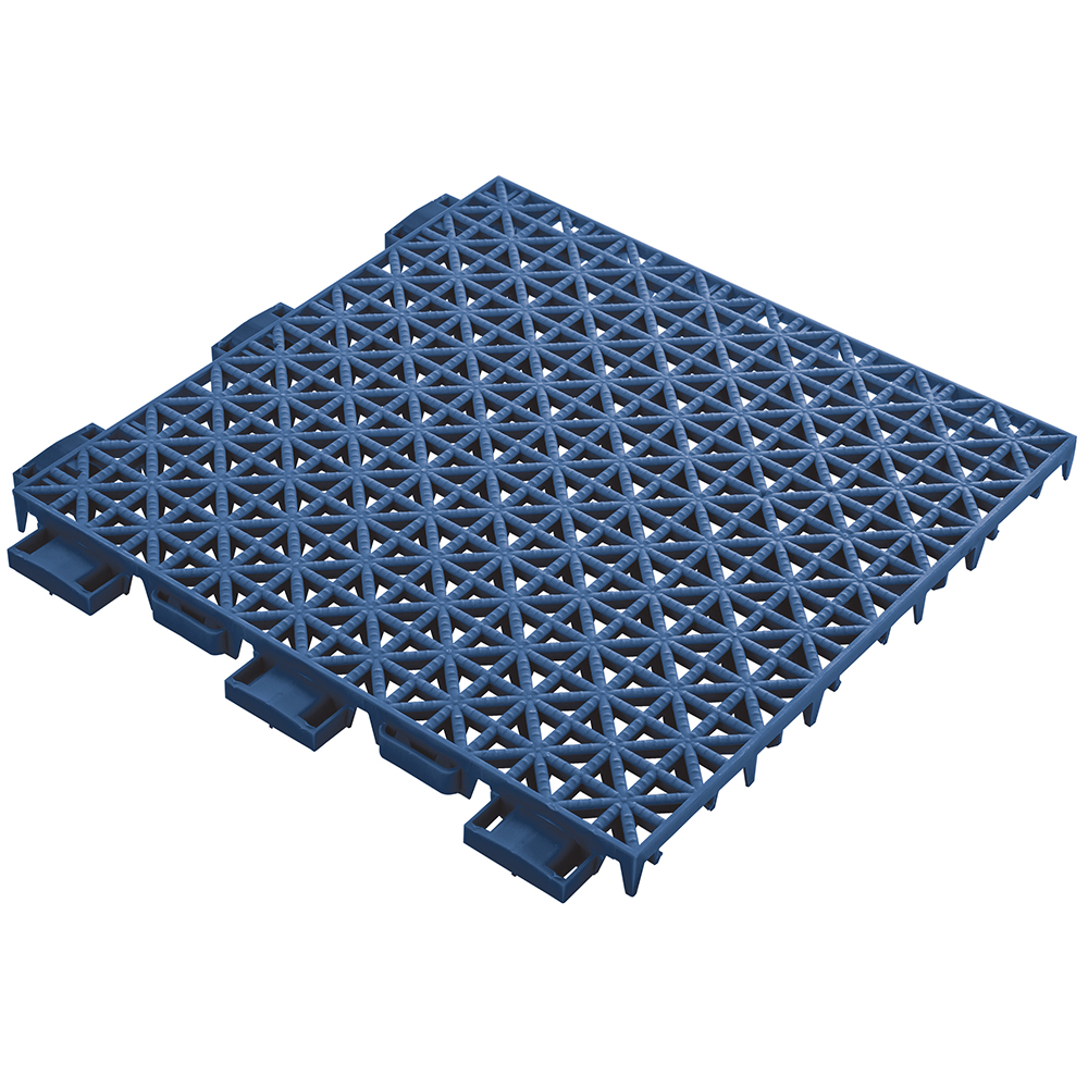 VersaCourt Pickleball Performance Court Tile 3/4 Inch x 10.13x10.13 Inches Navy Blue full tile