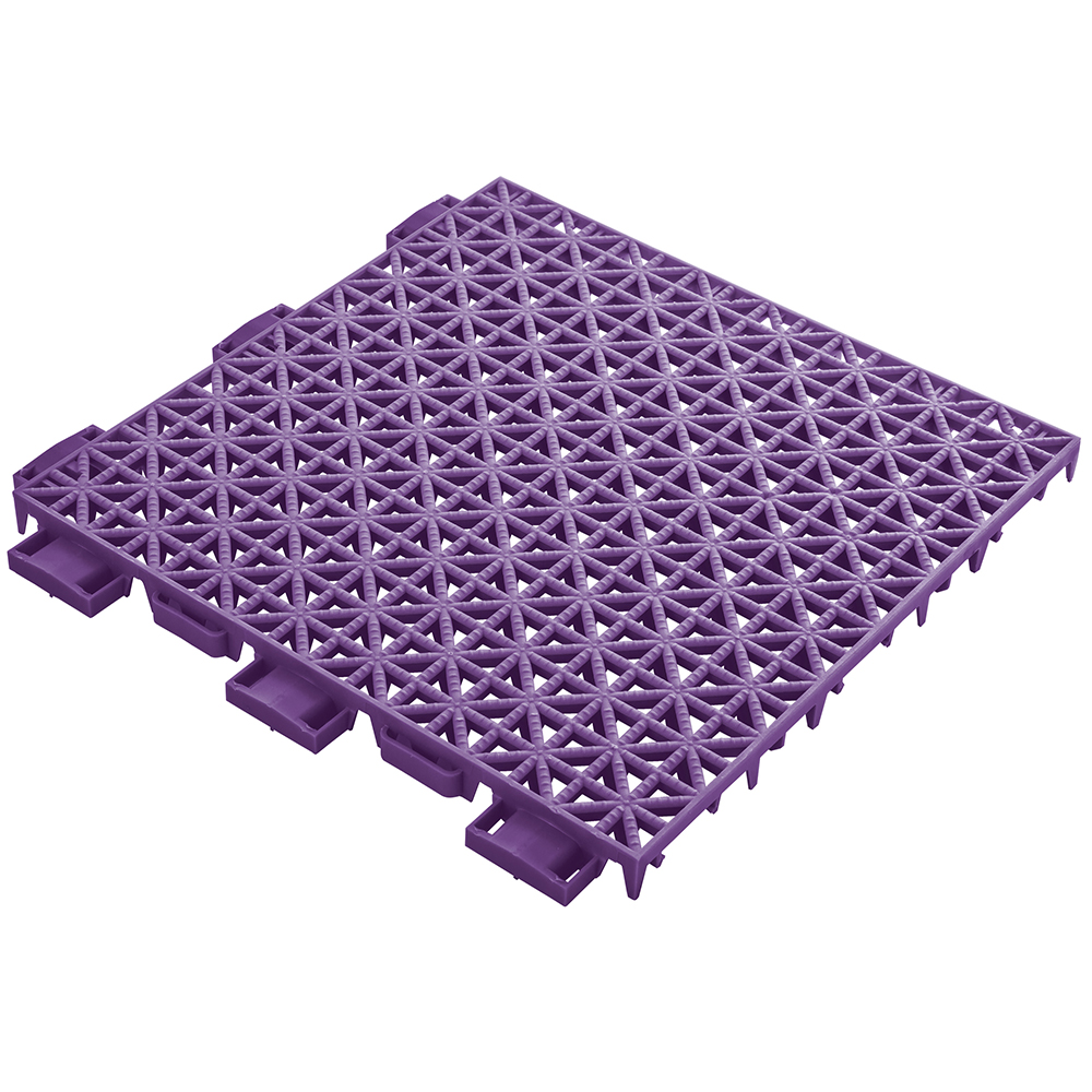 Purple VersaCourt Pickleball Performance Court Tile 3/4 Inch x 10.13x10.13 Inches