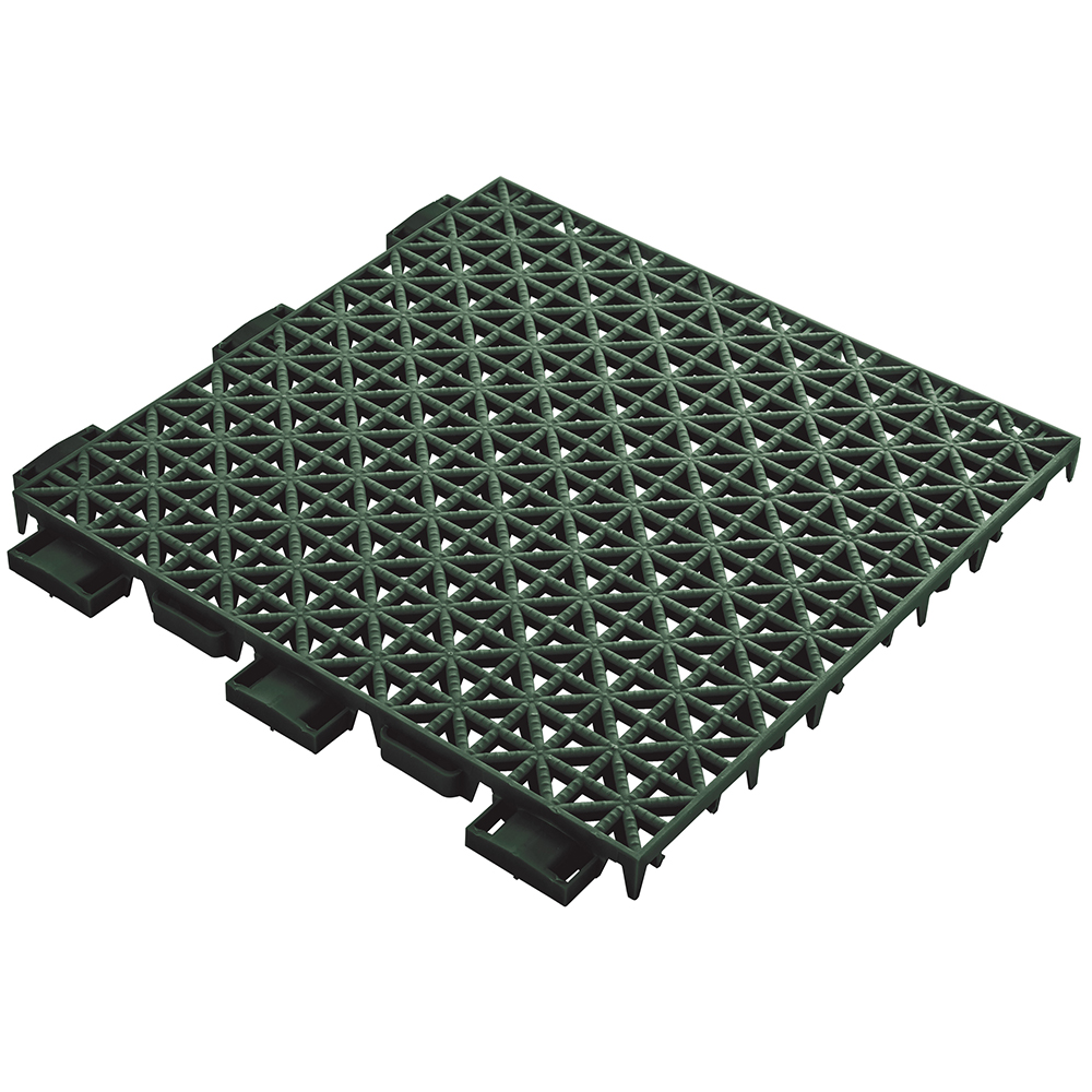 VersaCourt Pickleball Performance Court Tile 3/4 Inch x 10.13x10.13 Inches in Slate Green