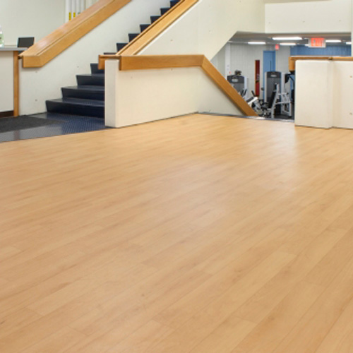 Vinyl Athletic Flooring in Fitness Center Woodflex-Gameflex 6.7 mm 