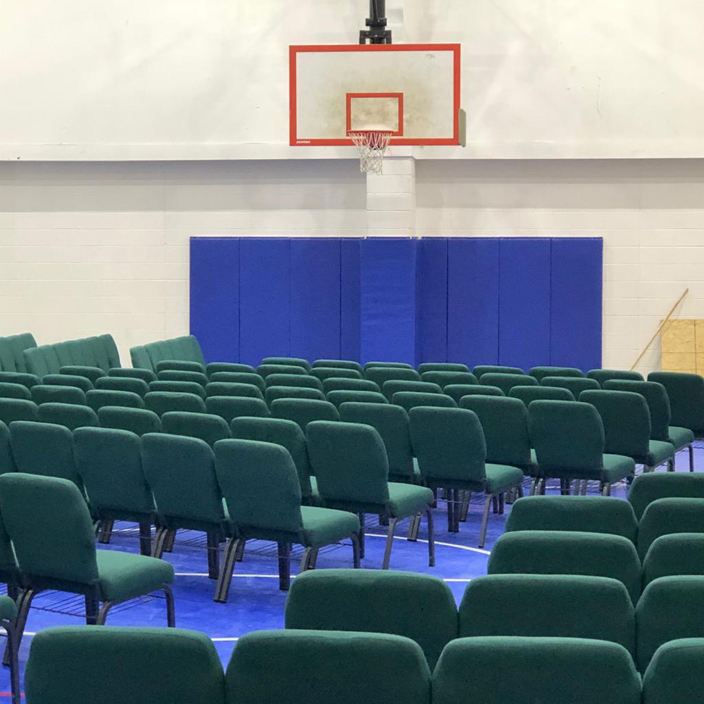 Wall Pad 2x5 ft 2 Inch ASTM Foam WB Lip TB church gym