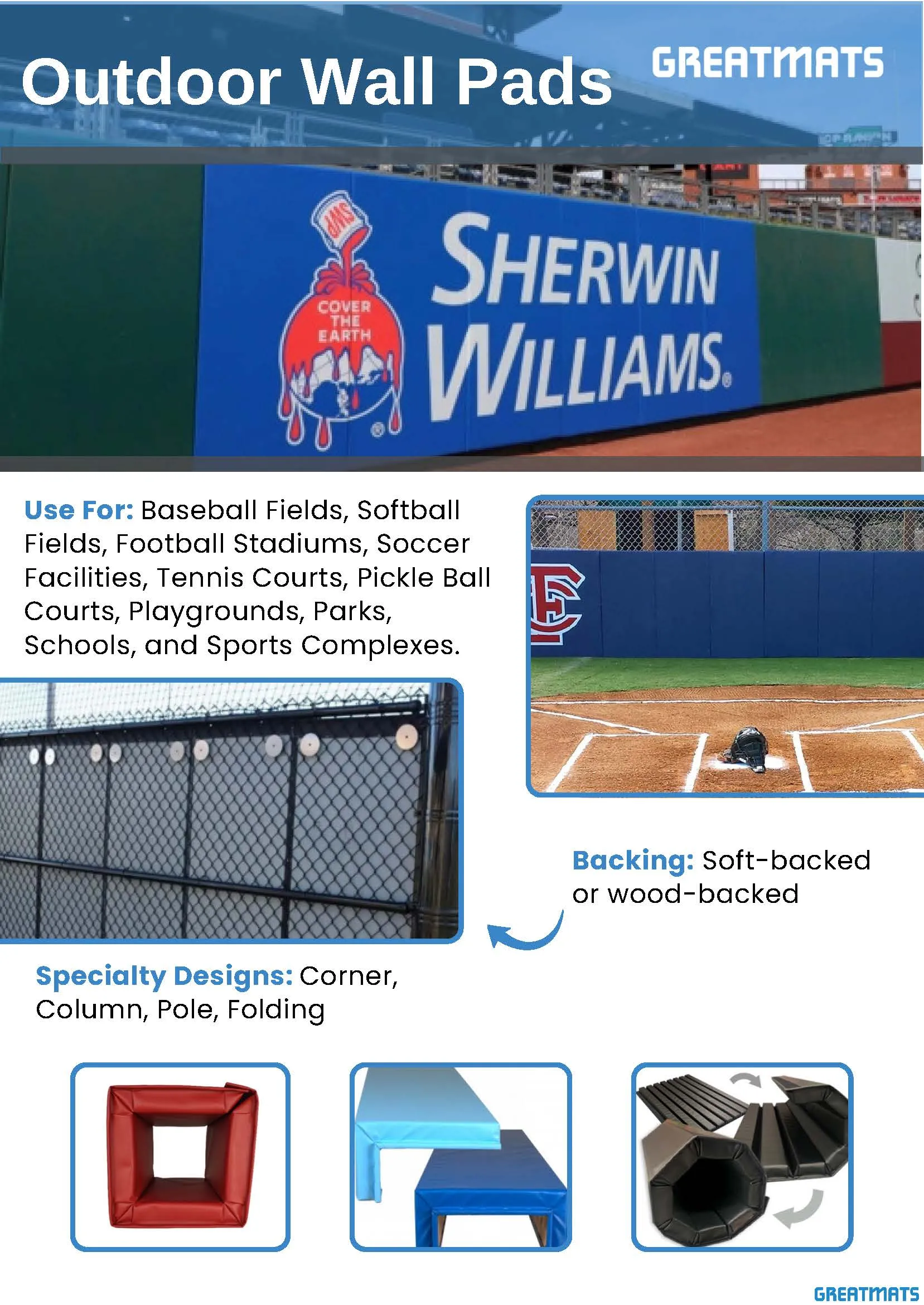 greatmats custom wall pads