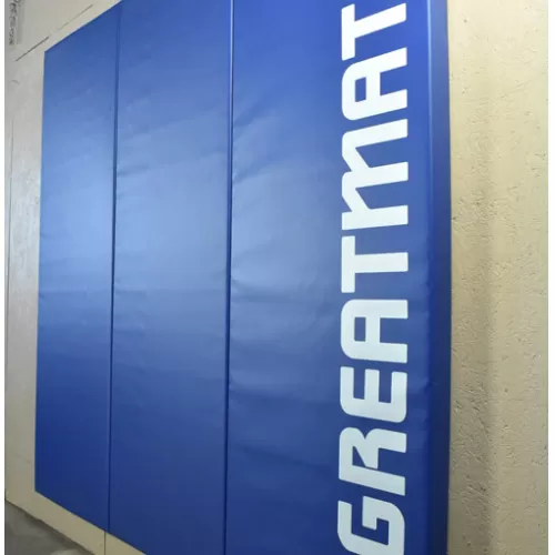 Safety Wall Pad 2x5 Ft x 2 Inch WBLipTB ASTM full angle.