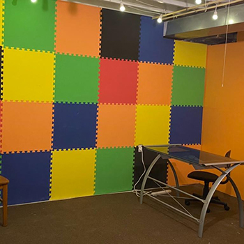 kids room wall padding 