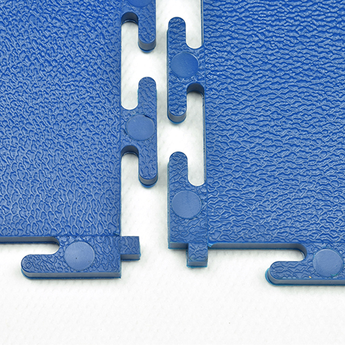 mooth Top PVC Interlocking Color Ever Tile Blue interlock