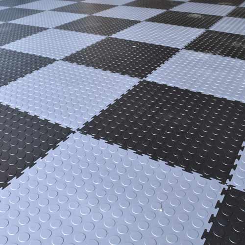 Coin top Garage Flooring Tiles - Additional Industrial Uses