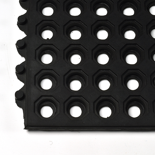 Wearwell Rubber Mats interlocking corner