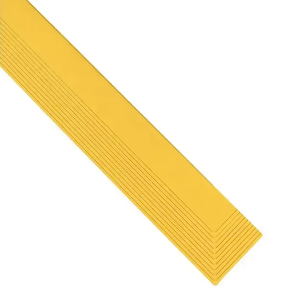 Wearwell 24/Seven Edging Female/Male CFR Yellow 5/8 Inch x 3x39 Inches Female edge in yellow