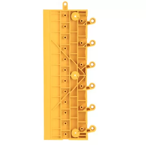 Wearwell ErgoDeck Ramp 7/8 Inch x 6x18 Inches Case of 10 Bottom Yellow Ramp