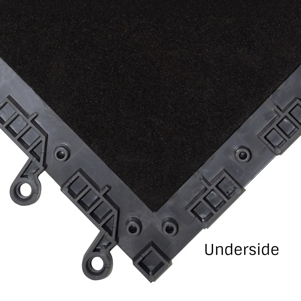 Wearwell ErgoDeck MAX Geometric Tile 7/8 Inch x 18x18 Inches Case of 10 bottom of tile