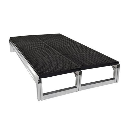 Wearwell Foundation Platform System Diamond-Plate 12x36x54 Inch Kit Double